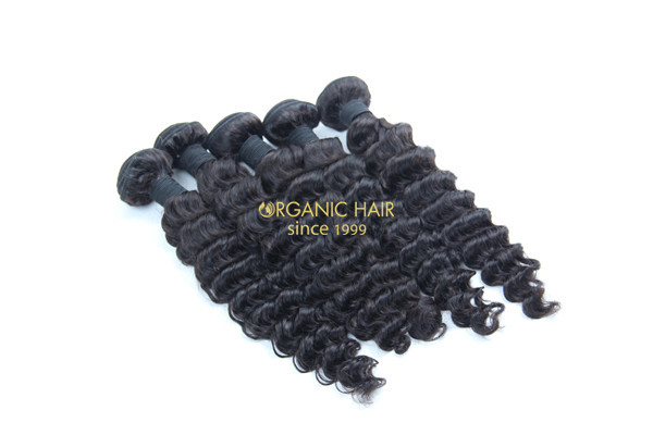 Brazilian deep wave 100 human hair extensions